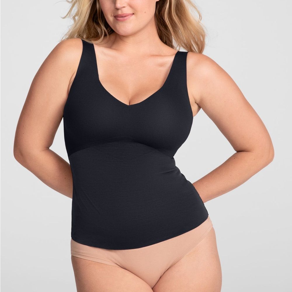 Honeylove LiftWear Tank Black Size Large Shapewear Slimming Smoothing